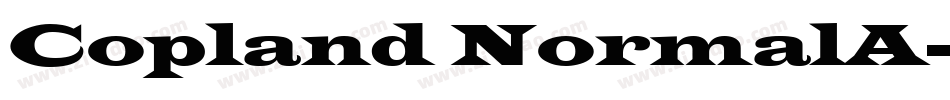Copland NormalA字体转换
